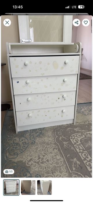 Детский комод в нормальном состояний