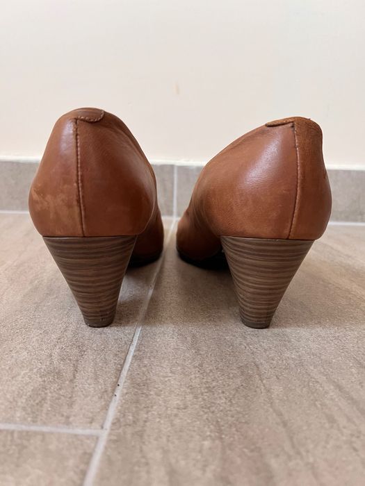 Естествена кожа елегантни дамски обувки S.Oliver