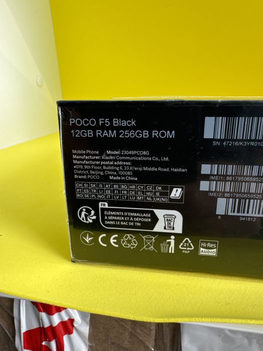 Alex-TEL® Xiaomi Poco F5 5G 256GB 12GB-Ram Sigilat Nou