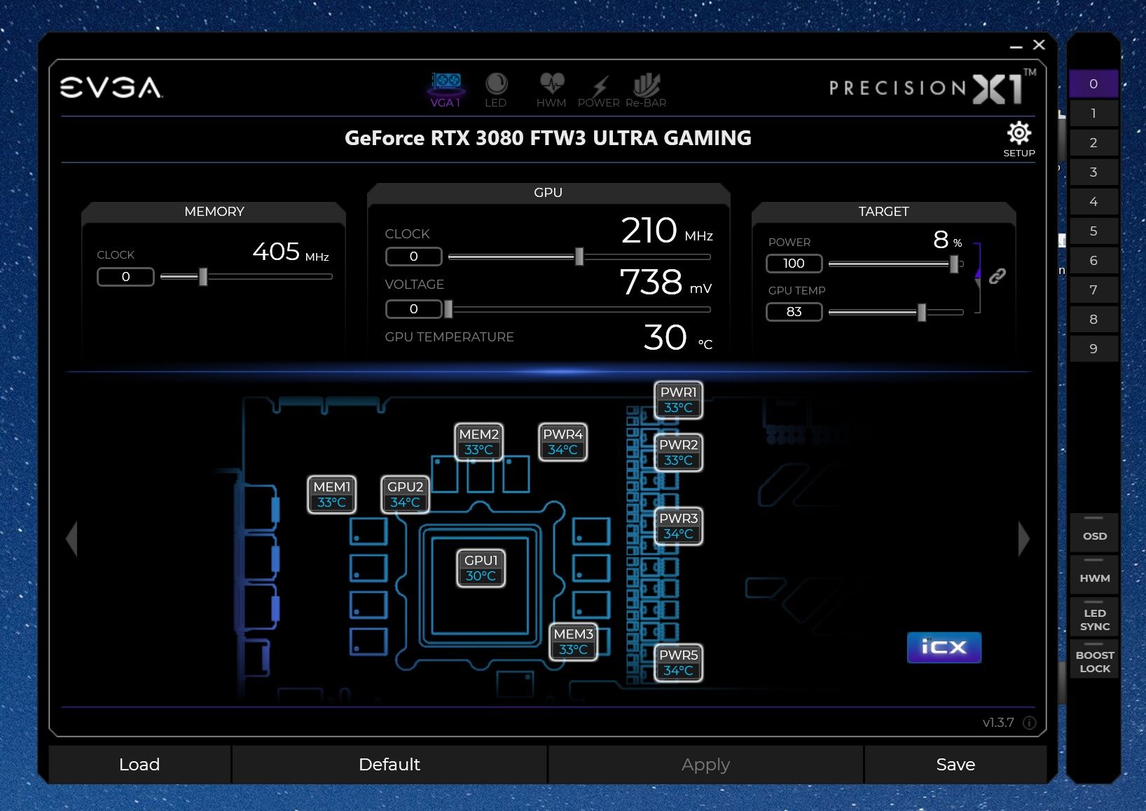 Видео карта EVGA RTX 3080 FTW3 Ultra 10GB 320 bit GDDR6X
