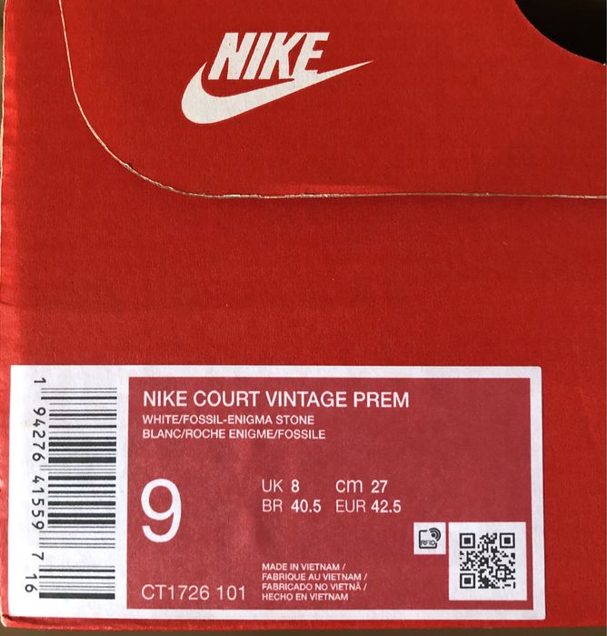 Nike Court Vintage Premium ОРИГИНАЛНИ мъжки мъжки маратонки 40,5/41/44