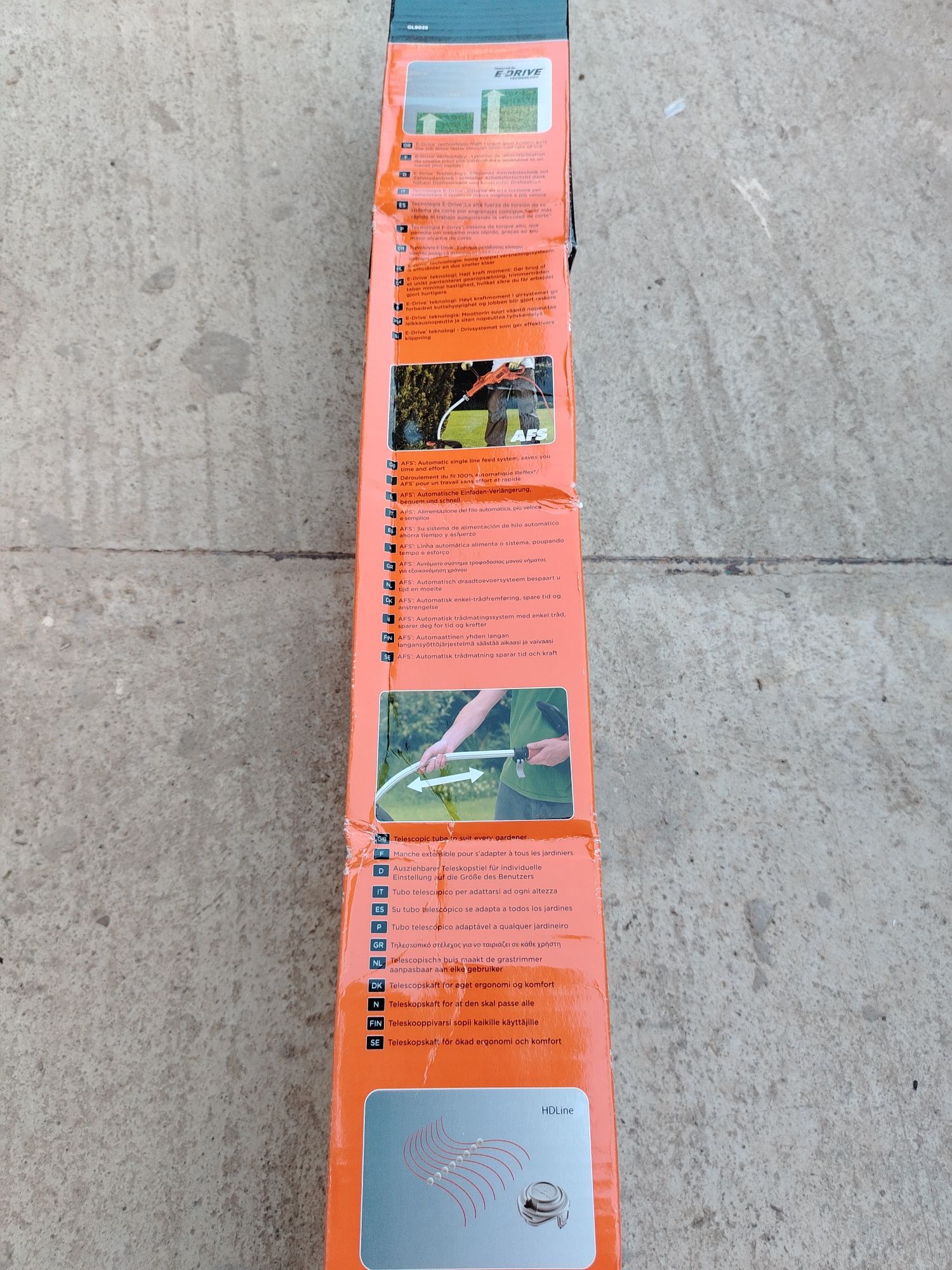 Trimmer Black+Decker cu lățime de tăiere mare 35 cm, nou