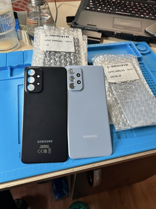 Capac spate original Samsung galaxy A23 Negru Albastru