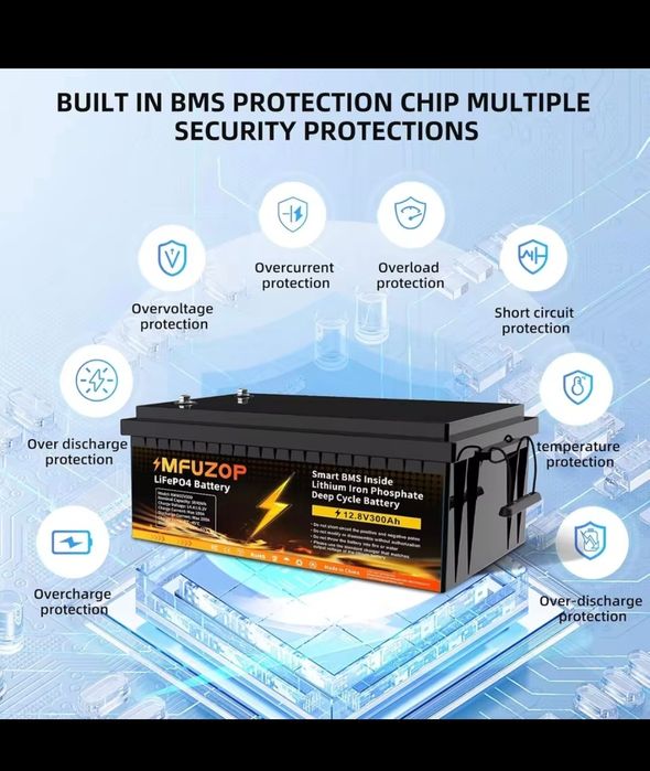 Baterie Lifepo4 12v 300Ah