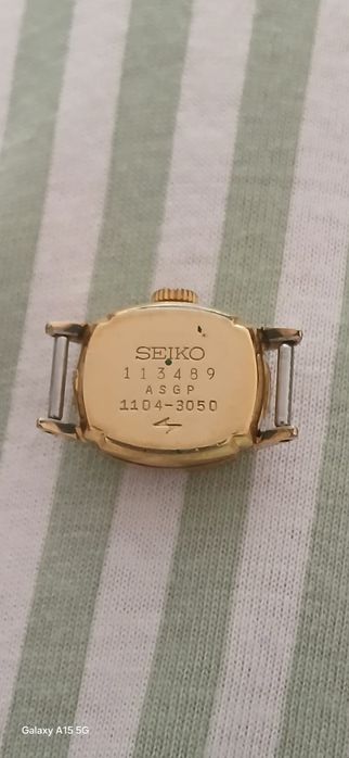 Seiko Japan dama original 17 jewels , mecanic , placat cu aur