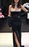 rochie din catifea