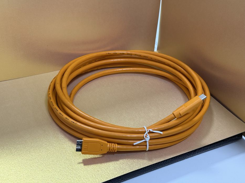 Кабель Tether Tools TetherPro USB-C to USB 3.0 Micro-B 4.6m Orange