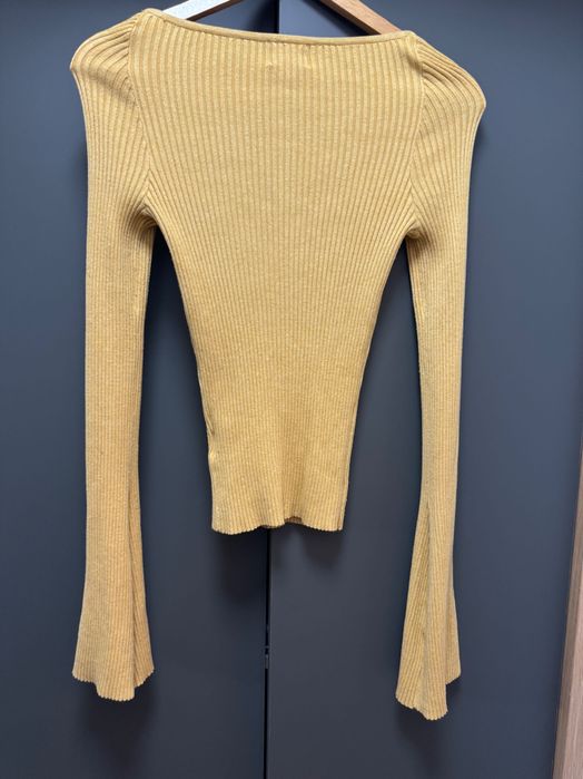 Bluză galben muștar, mărimea S, H&M