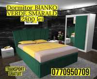Oferte dormitoare cu paturi tapitate catifea 

pat 160x200cm