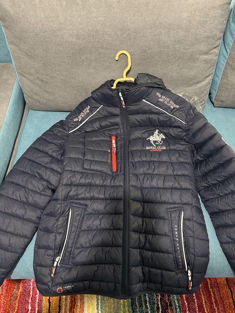 Vand geaca matlasata Geographical Norway, albastru, marimea M