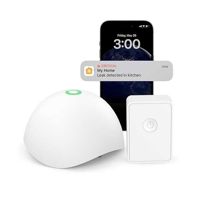 Смарт сензор за изтичане на вода Meross MS400H HomeKit, Starter Kit