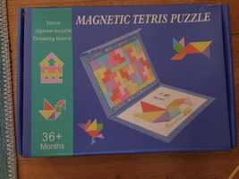 Carte magnetica multifuntionala Puzzle Magnetic Tetris