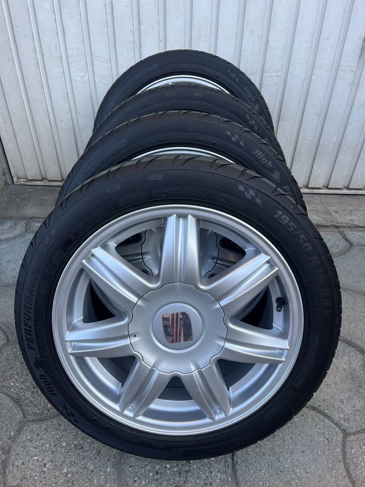 Jante aliaj 5x100mm, 195/50 R16, Seat Ibiza, Vw Polo, Fox, Skoda Fabia