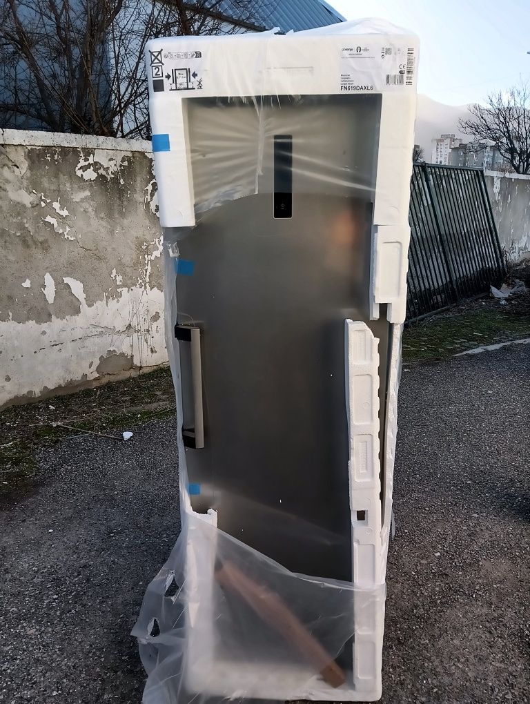 Чисто нов иноксов фризер Gorenje NoFrost A+++ 2 години гаранция!