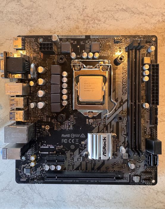 Процесор Intel i5-10400f + дъно