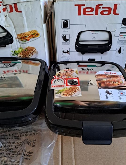 Sandwich-maker Tefal Croc Time SM193D34, 700 W, maner izolat termic