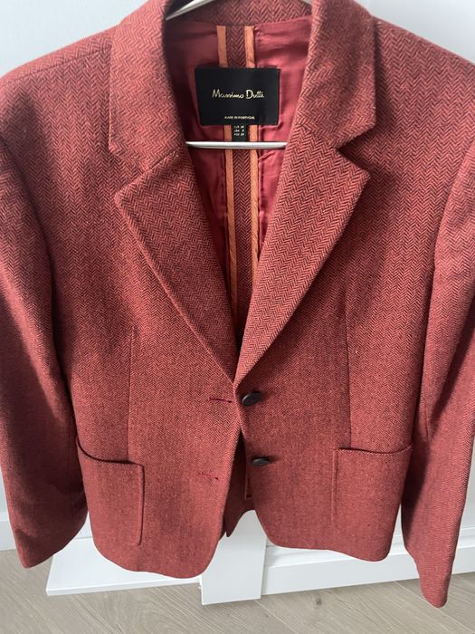 Пиджак шерстяной Massimo Dutti