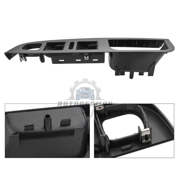 Комплект дръжки за Golf 5 панел шофьорска врата с 3 дръжки нови черен