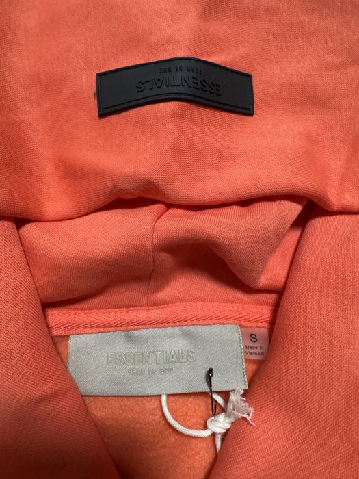 Fear of God "Essentials" Coral Hoodie