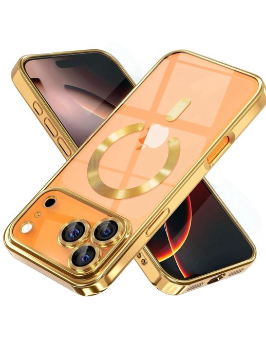 Iphone  16 16 17 AIR PRO MAX PLUS - Husa Magnetica Margine Lucioasa