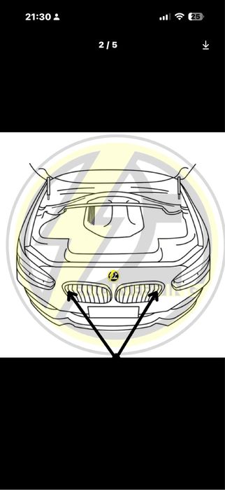 Air scoop bmw seria 1 , seria 2 ( f20, f21, f22, f23 )