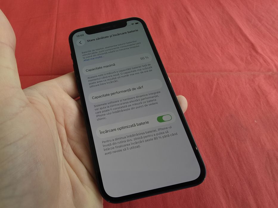 -Iphone 12Mini, 128Gb, 4Ram, bat: 95%, Negru, stare foarte buna, doar