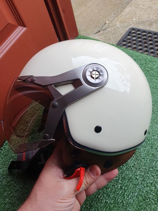 Casca scuter moto chopper retro vintage open face tip Vespa Italyl