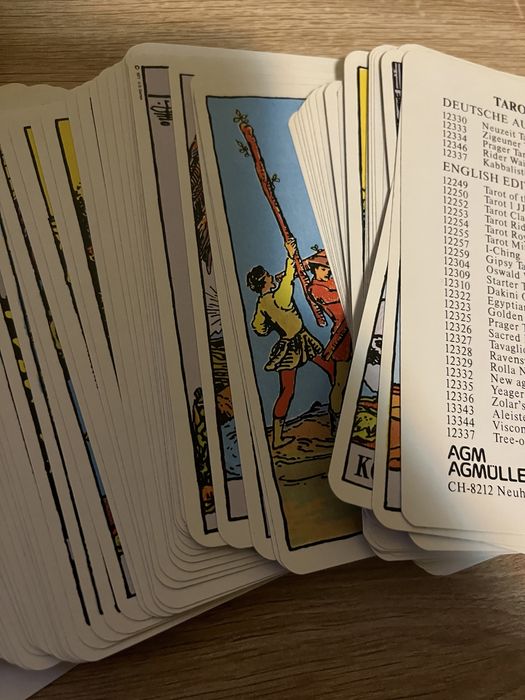 Carti Tarot originale editie 1971