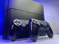 PlayStation 4 (пс4\PS4)+(MK11, GTA5, UFC4, FIFA24)+2 геймпада Гарантия