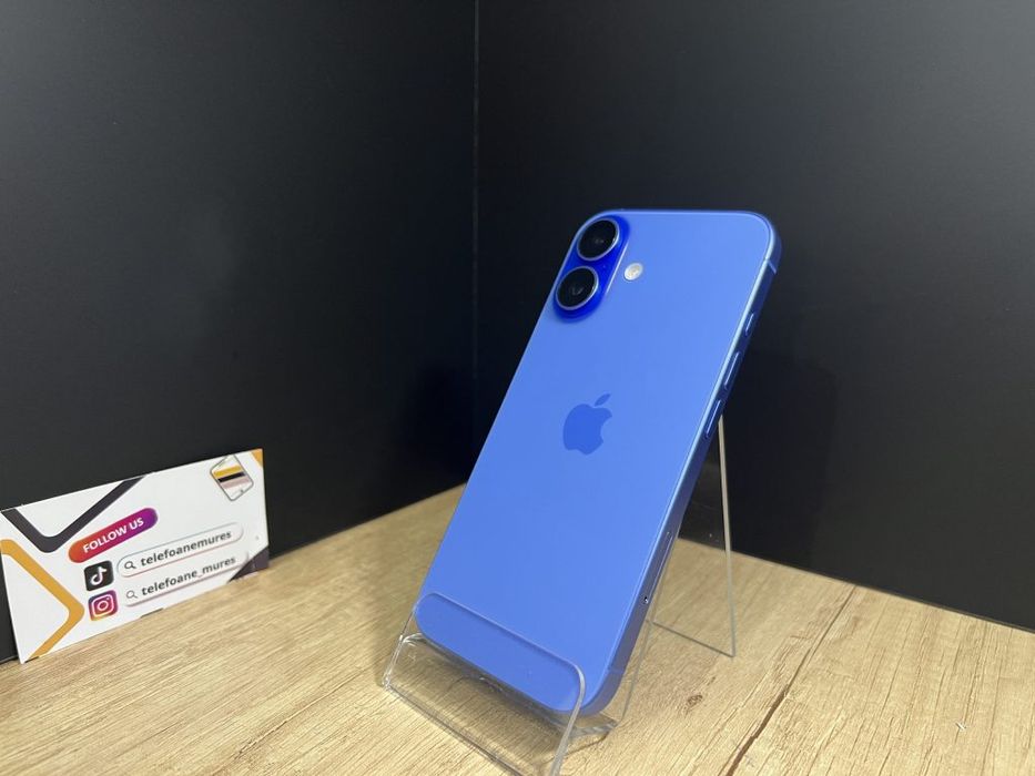 Iphone 16 128Gb Ultramarine Second-Hand Bun 3 ani garanție, Telefoane