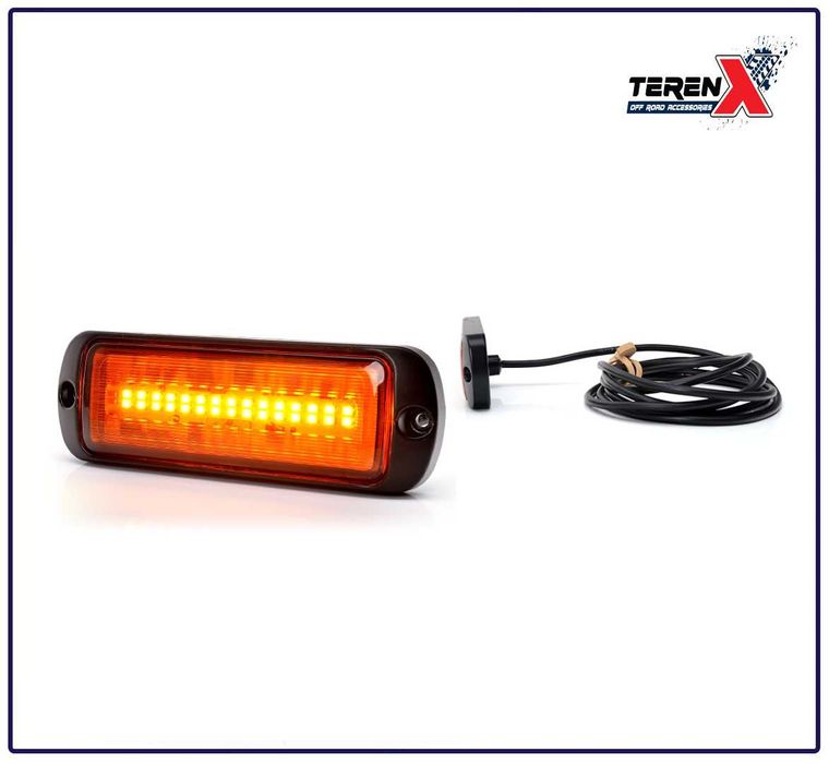 Lampă de avertizare LED cu 2 programe - WAS 1469, culoare portocalie