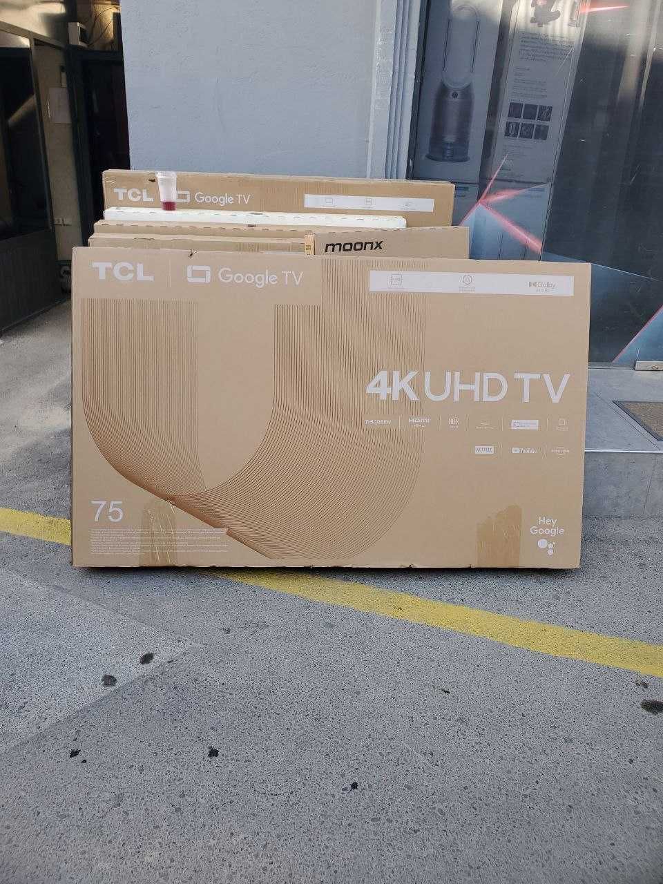 Телевизор TCL 65/75 4K Smart Google TV со склада Доставка Бесплатно