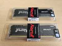 Чисто нова РАМ памет 32GB (2x16GB) DDR4 3200 Kingston Fury Beast