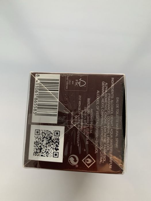 Carolona Herrera 212 Sexy men