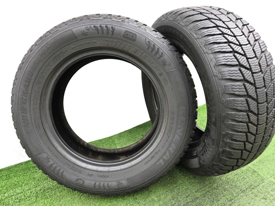 2бр. 215/65/16 GENERAL Snow Grabber- зимни
