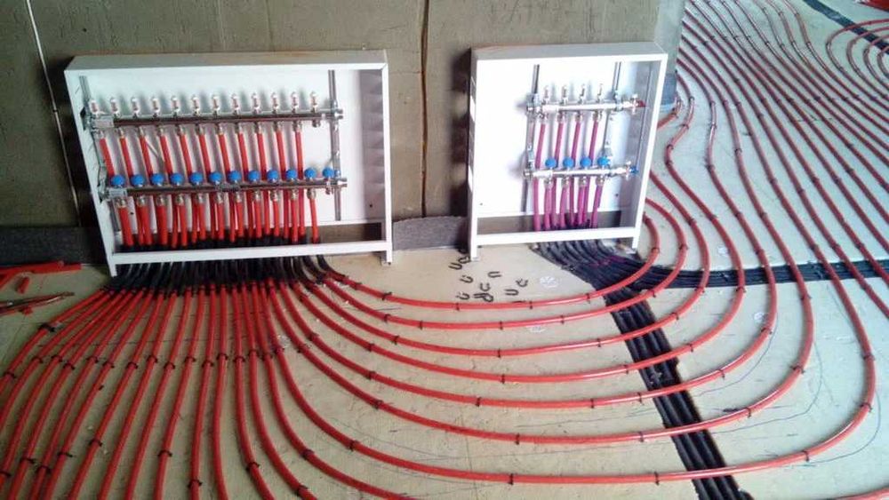 Теплый пол,Радиаторы,Коллектор для теплого пола,Расширительный бак