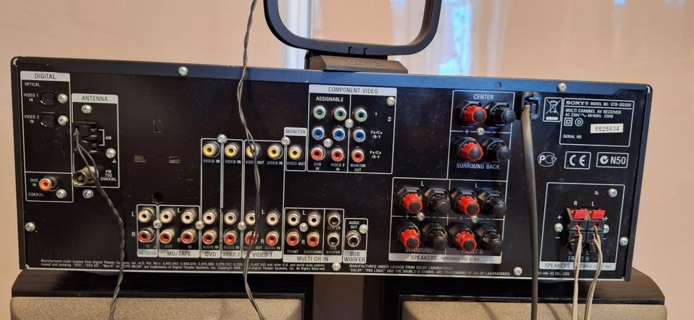 SONY STR-DG 500  stație+boxe sony 150 W+subwoofer activ