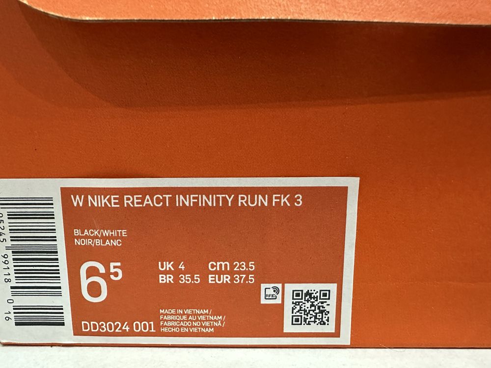 Дамски маратонки NIKE React Infinity Run Fk 3
