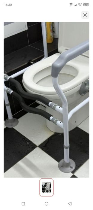 Поручень для  унитаза в комплекте в каробке новый