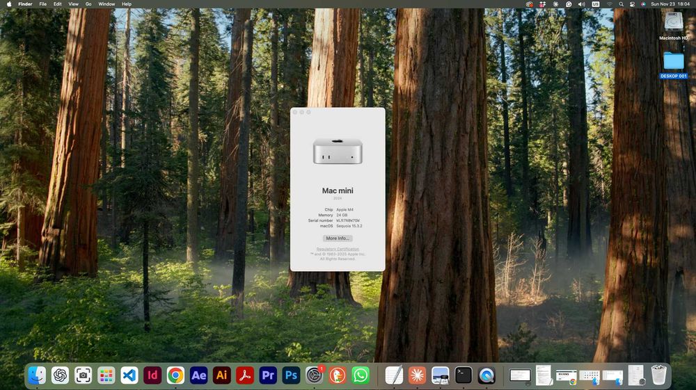 Mac mini M4 - 24GB RAM | 512GB SSD
