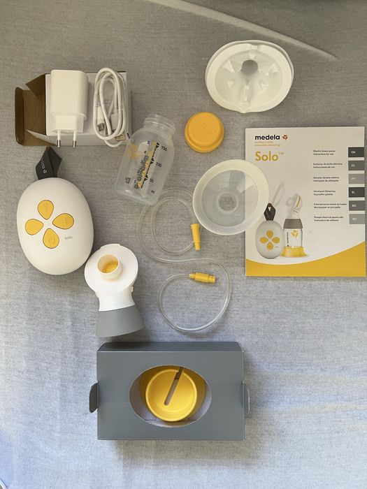 Medela Единична двуфазна електрическа помпа за кърма Solo+