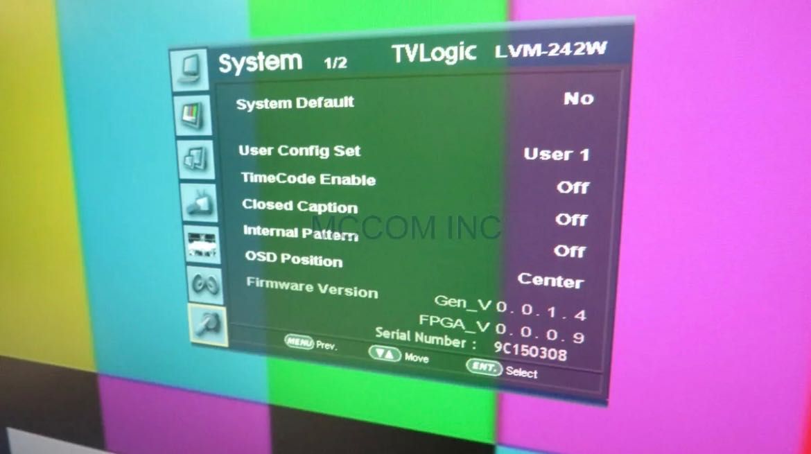 професионален видео монитор - Tv logic lvм- 242w
