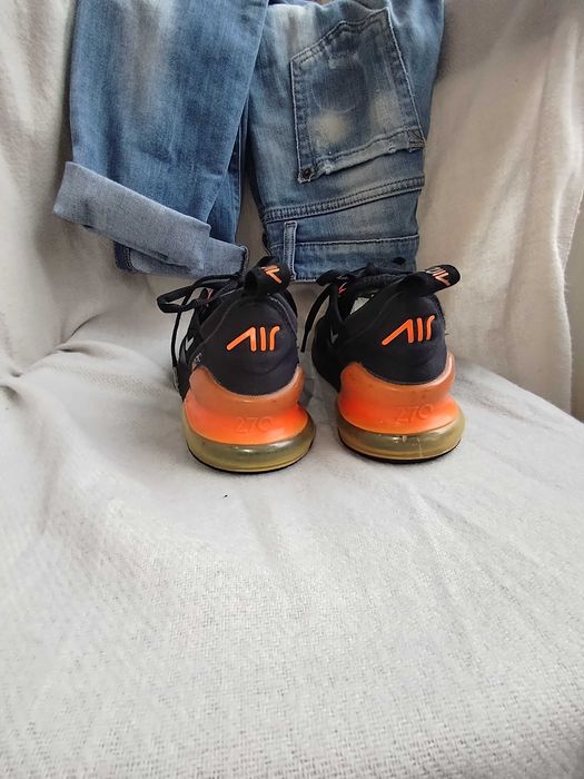 Детски Nike – №34 – черни с оранжево, много запазени