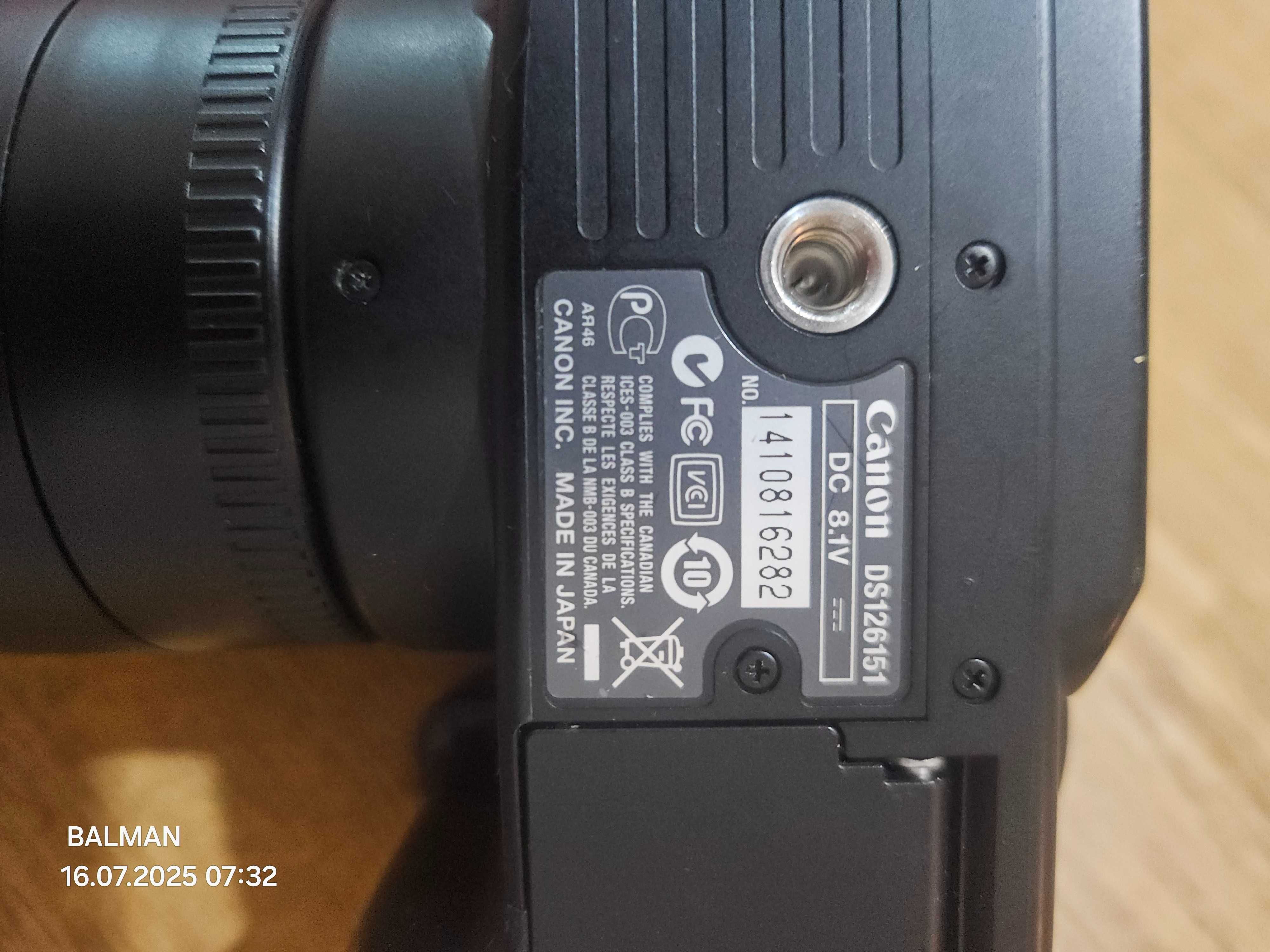 Фотоаппарат Canon