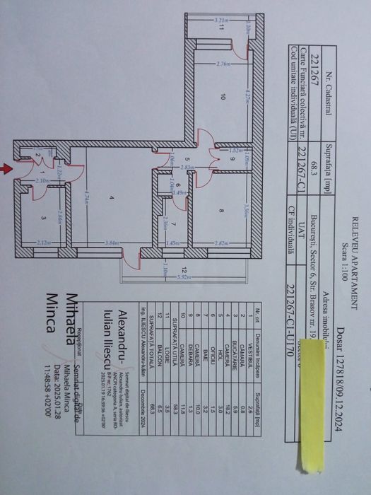 Apartament 3 Camere DRUMUL TABEREI