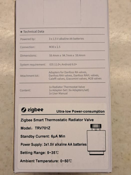 Smart TRV контрол на радиатор