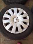 Vând jante de tabla cu cauciucuri de iarna 215/60R16Opel Astra j 2018
