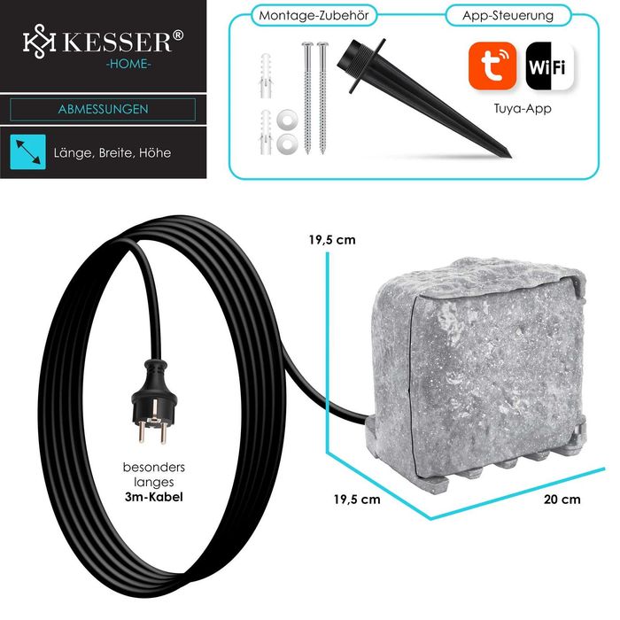 Градински WIFI разклонител с вид на какък