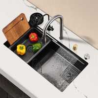 Висококачествена мултифункционална кухненска мивка за монтаж под плот