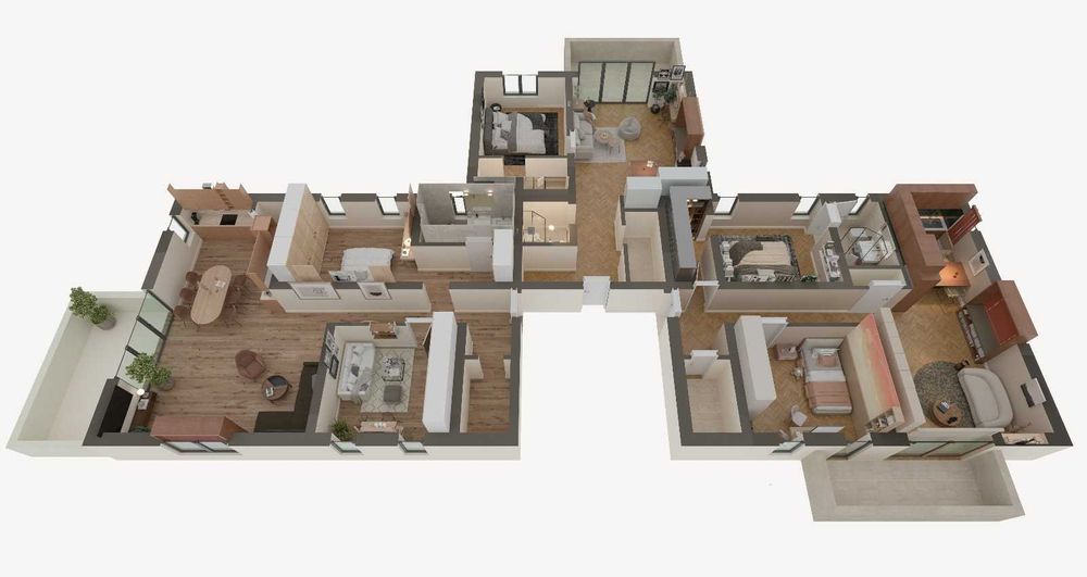 Apartamente cu 3 camere pt pretentiosi - direct de la dezvoltator